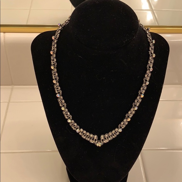 Jewelry - Necklace with crystals . Jewelry - Necklace with crystals .